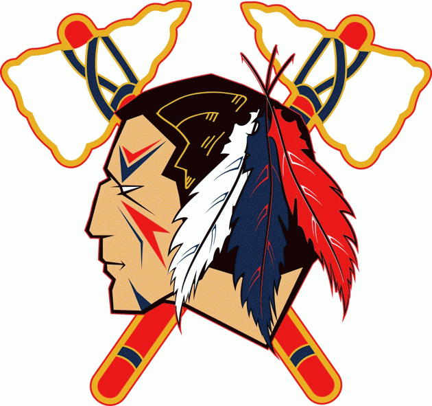 johnstown tomahawks 2012-pres primary logo iron on heat transfer